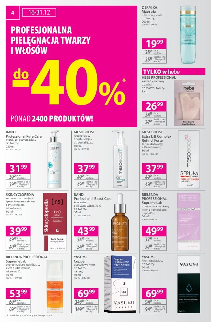 Gazetka promocyjna Hebe str. 4