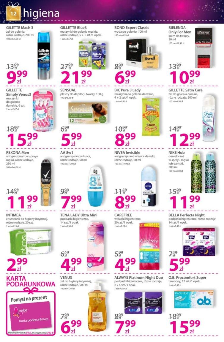 Gazetka promocyjna Hebe str. 12
