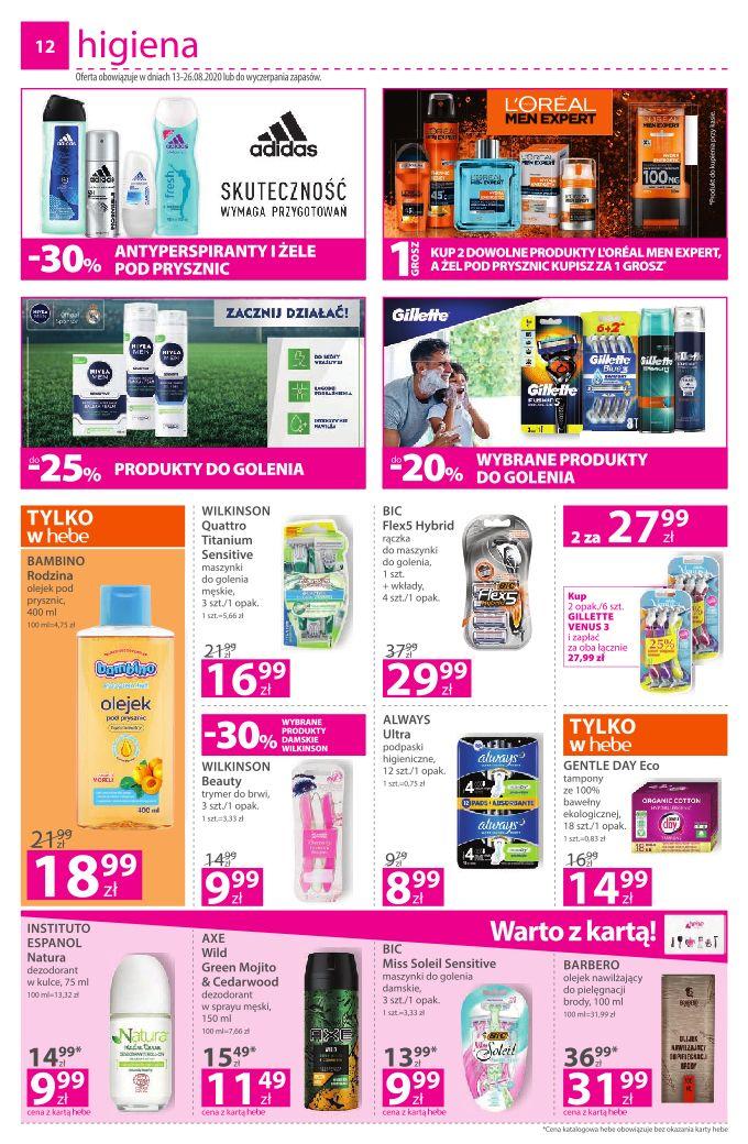 Gazetka promocyjna Hebe str. 12