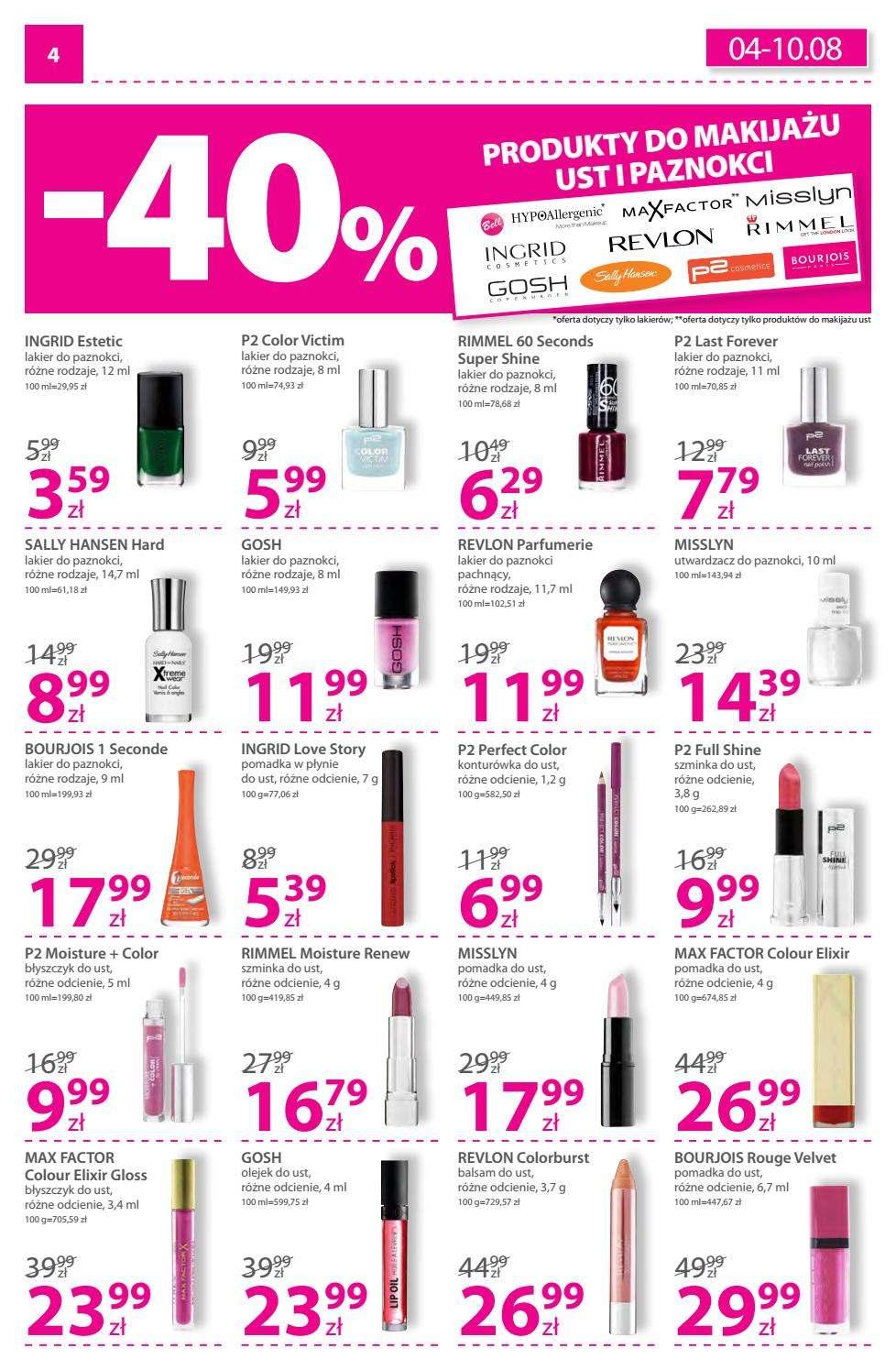 Gazetka promocyjna Hebe str. 4