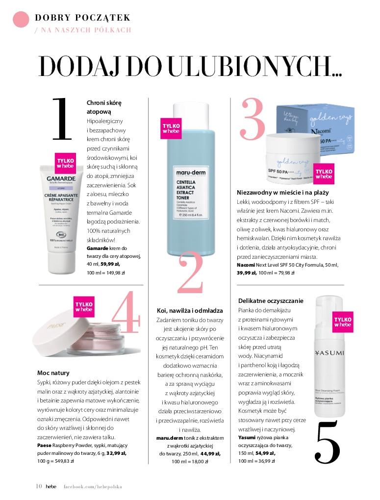 Gazetka promocyjna Hebe str. 10