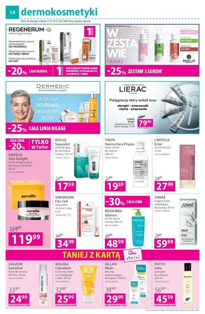 Gazetka promocyjna Hebe str. 14