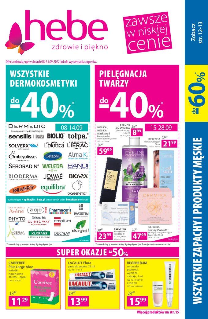 Gazetka promocyjna Hebe str. 1