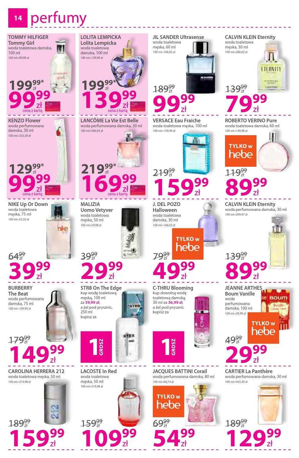 Gazetka promocyjna Hebe str. 14