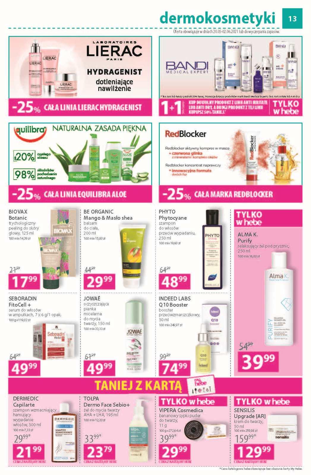 Gazetka promocyjna Hebe str. 13