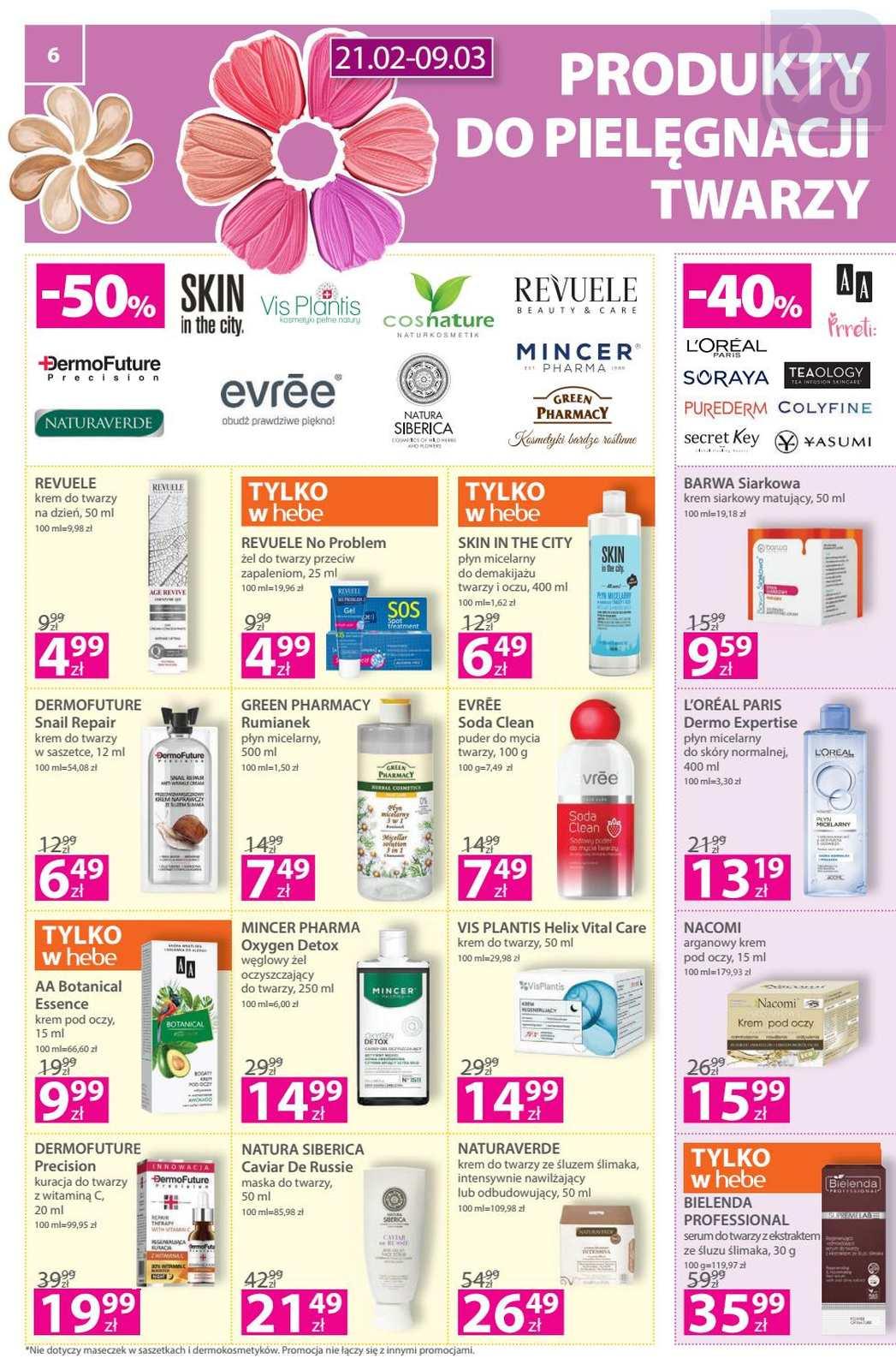 Gazetka promocyjna Hebe str. 6