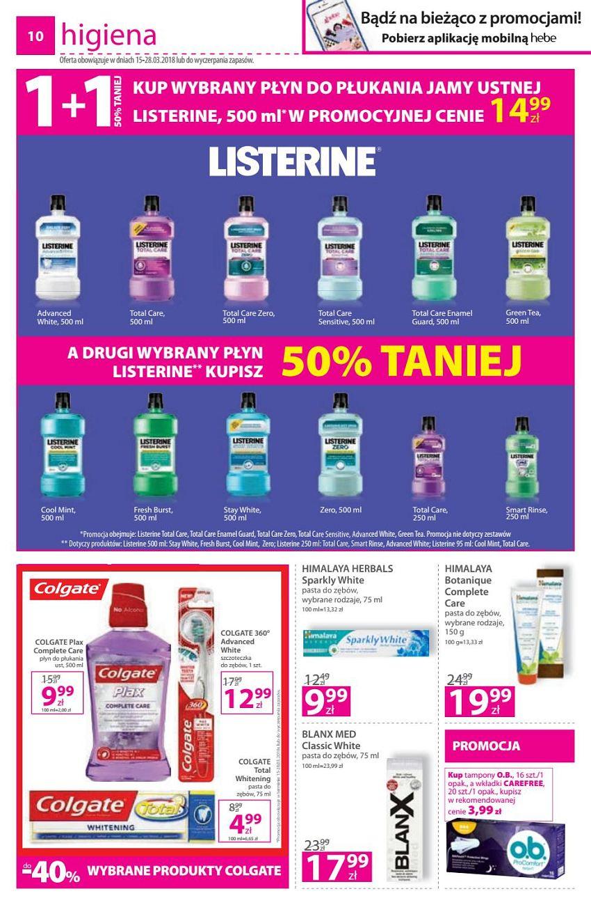 Gazetka promocyjna Hebe str. 10