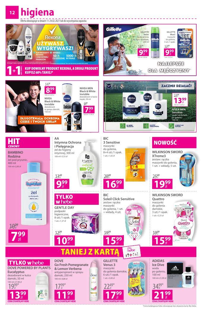 Gazetka promocyjna Hebe str. 12