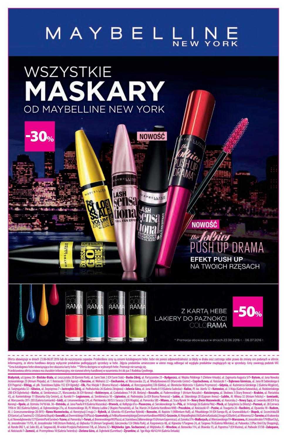 Gazetka promocyjna Hebe str. 16