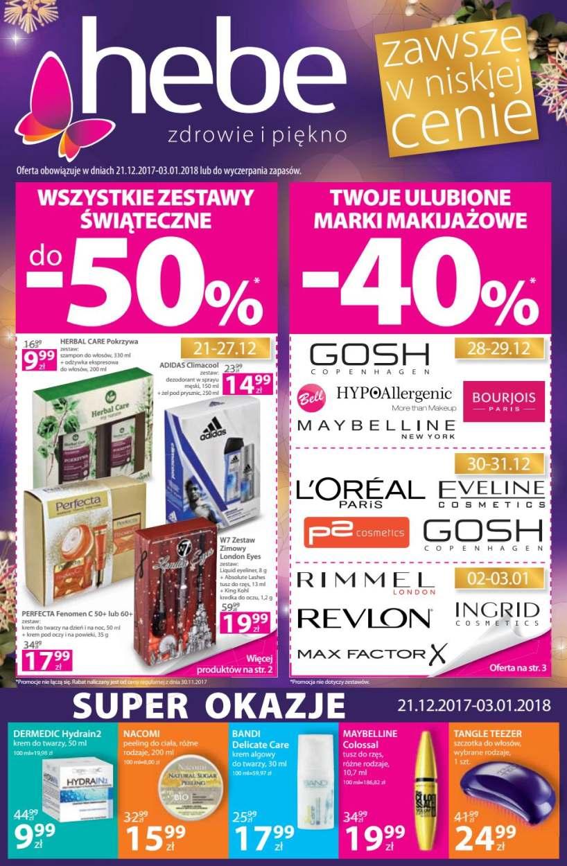 Gazetka promocyjna Hebe str. 1