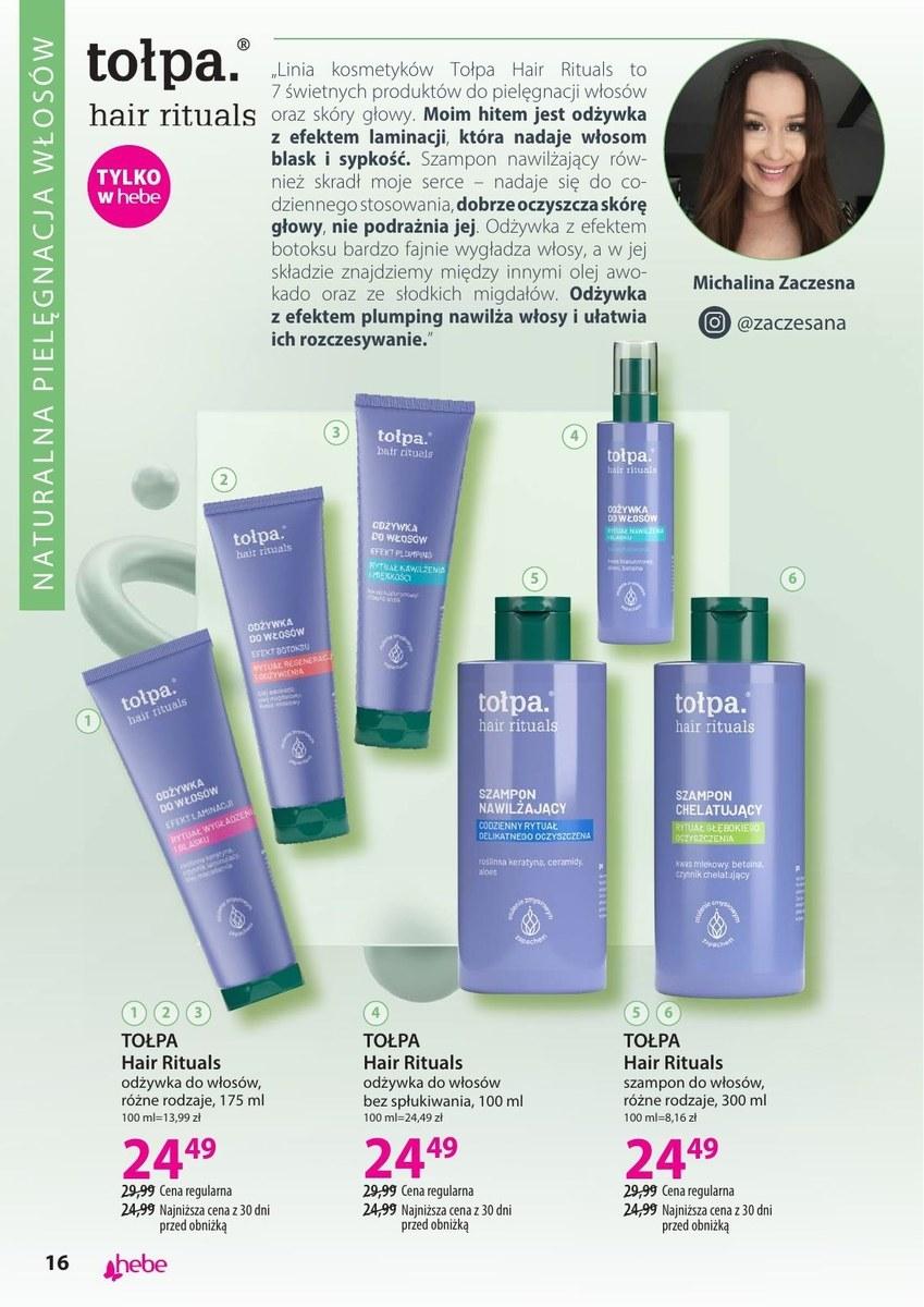 Gazetka promocyjna Hebe str. 16