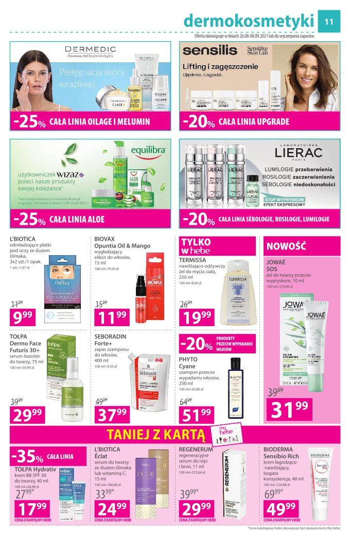 Gazetka promocyjna Hebe str. 11