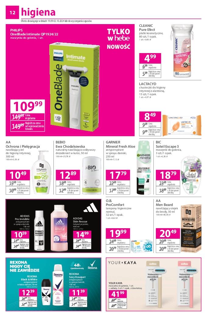 Gazetka promocyjna Hebe str. 12