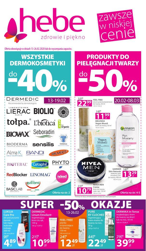 Gazetka promocyjna Hebe str. 1