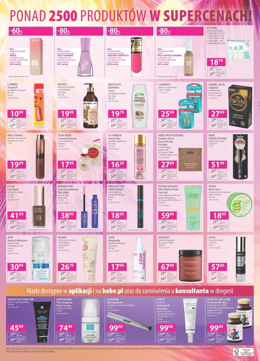 Gazetka promocyjna Hebe str. 2