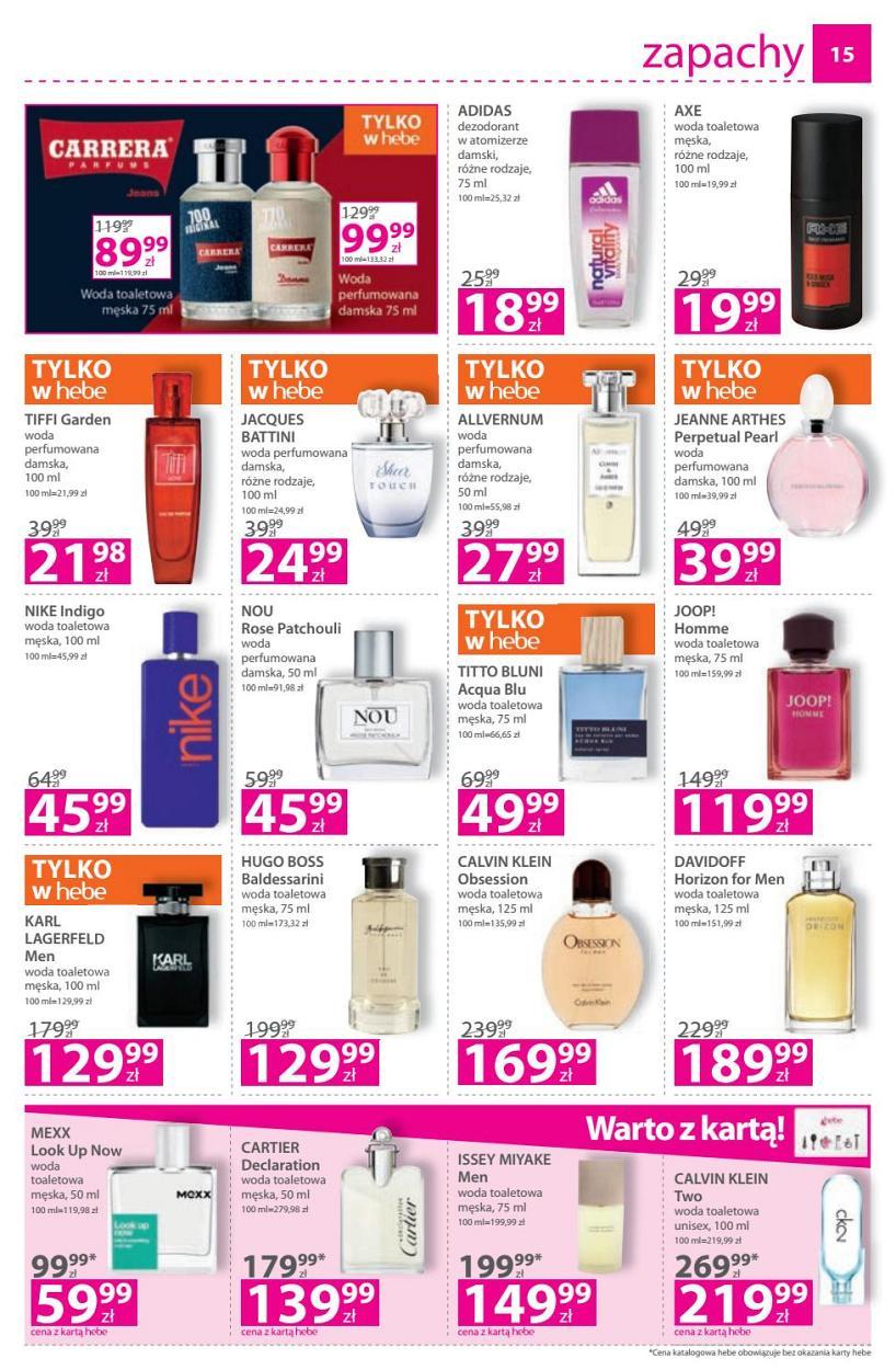 Gazetka promocyjna Hebe str. 15
