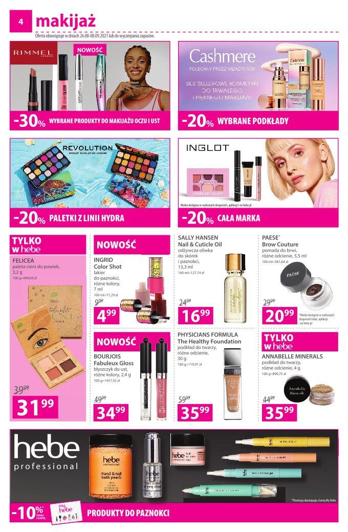 Gazetka promocyjna Hebe str. 4