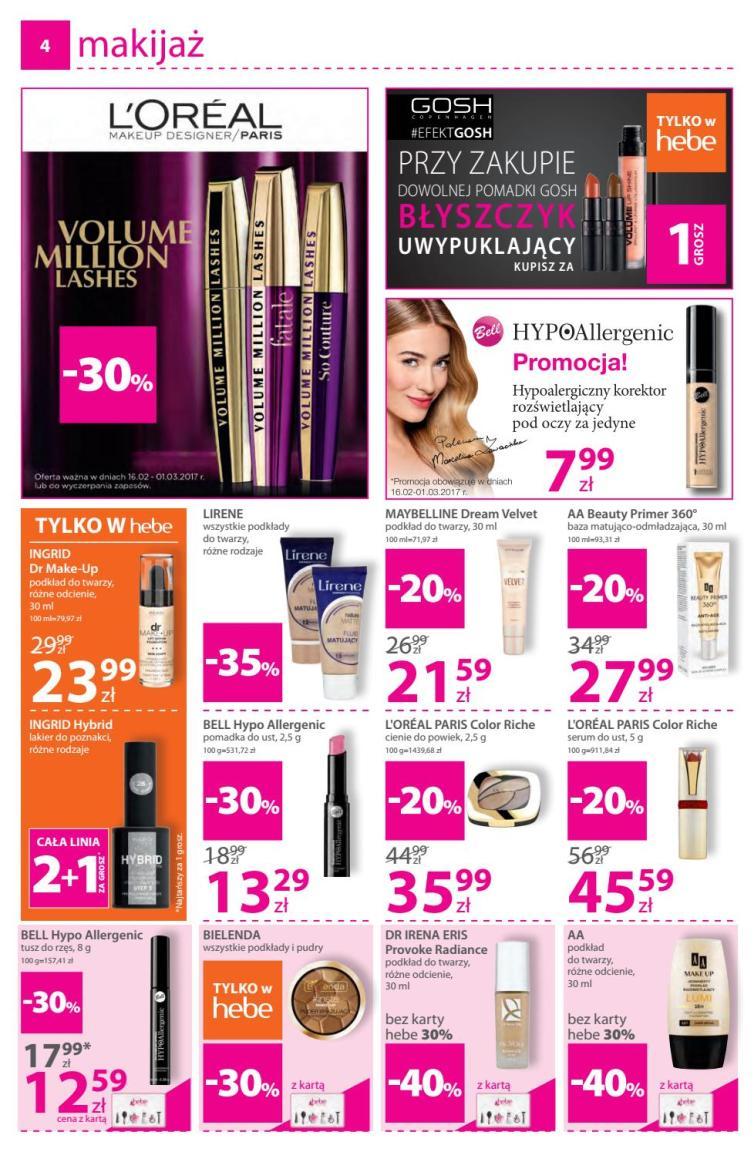 Gazetka promocyjna Hebe str. 4