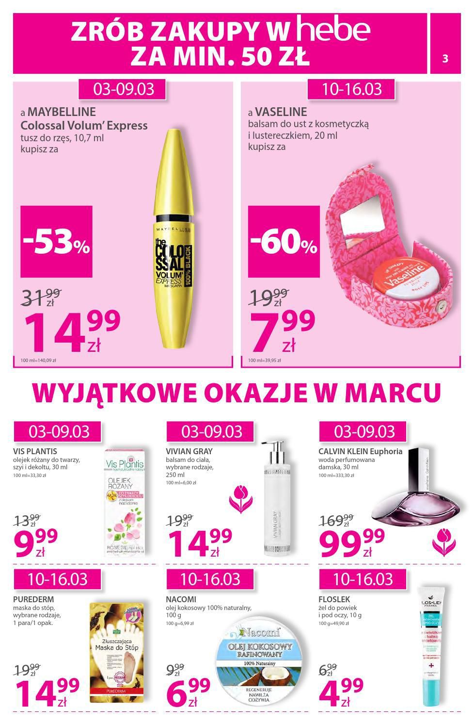 Gazetka promocyjna Hebe str. 3