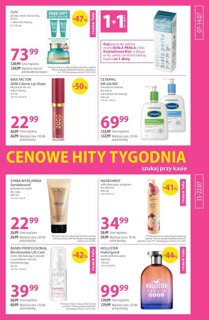 Gazetka promocyjna Hebe str. 7