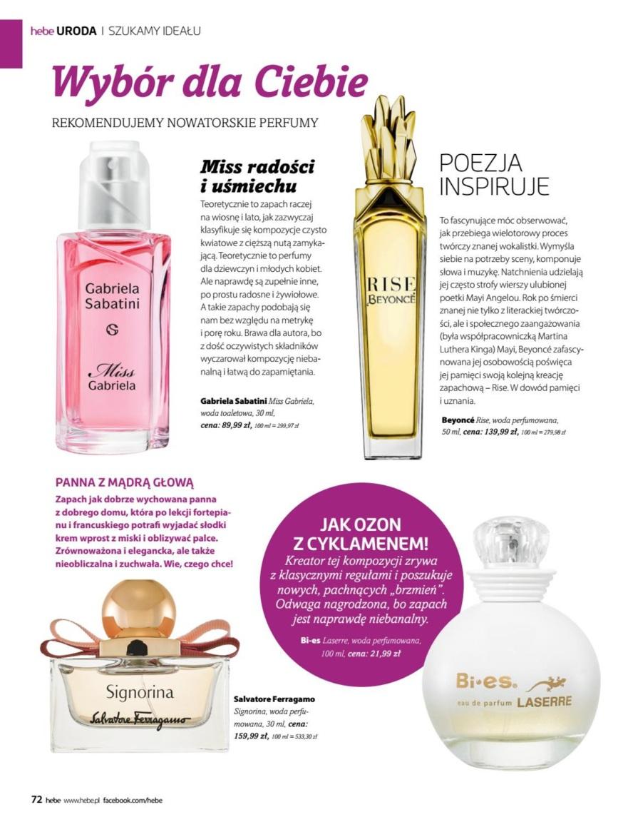 Gazetka promocyjna Hebe str. 72