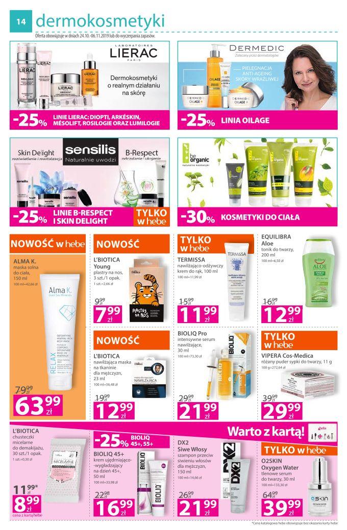 Gazetka promocyjna Hebe str. 14