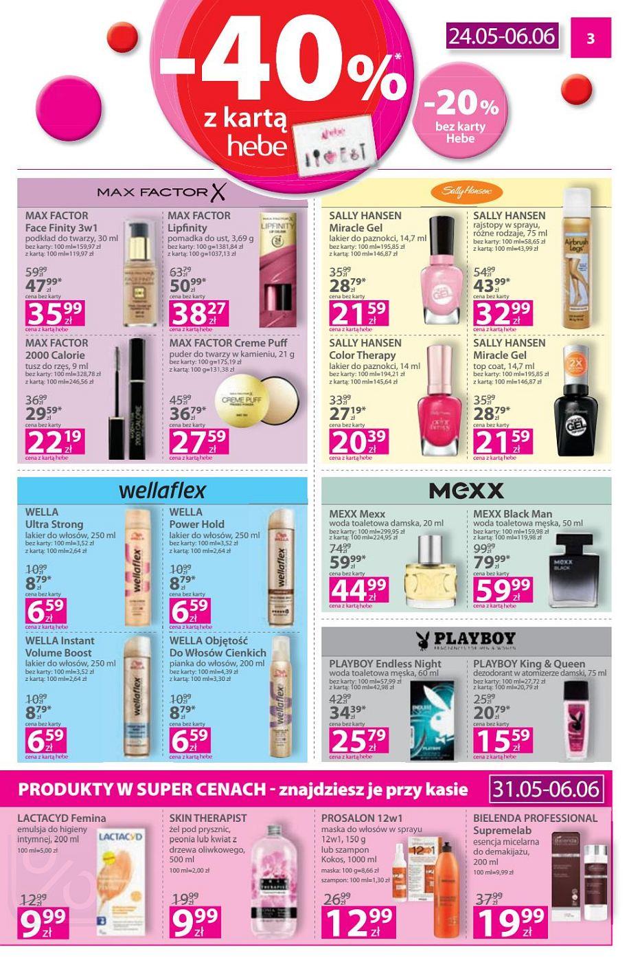 Gazetka promocyjna Hebe str. 3