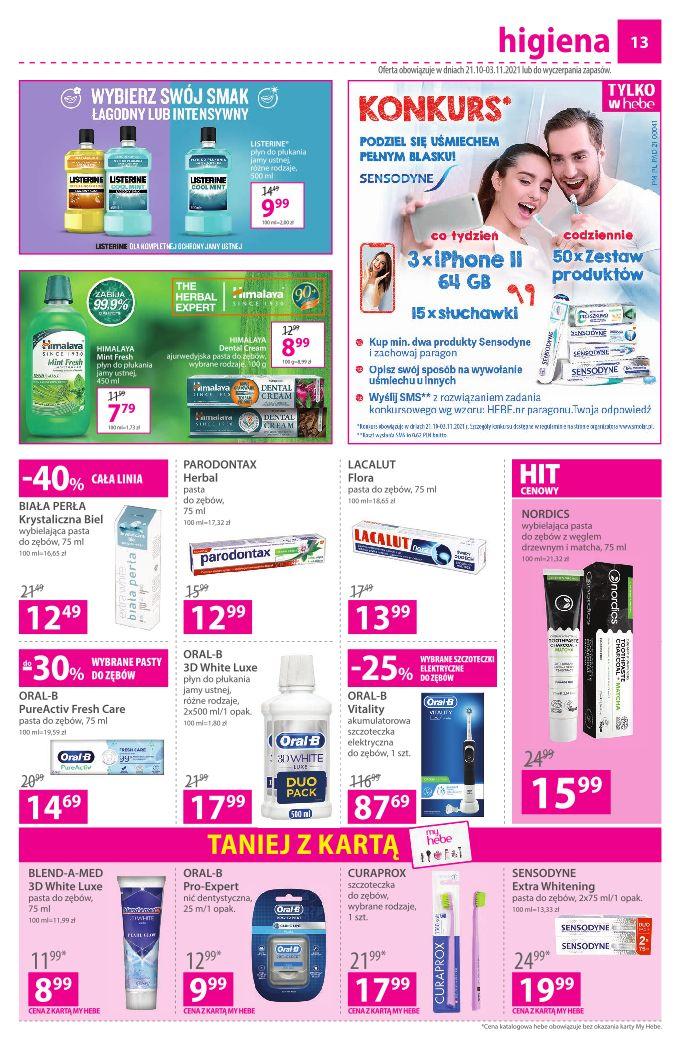Gazetka promocyjna Hebe str. 13