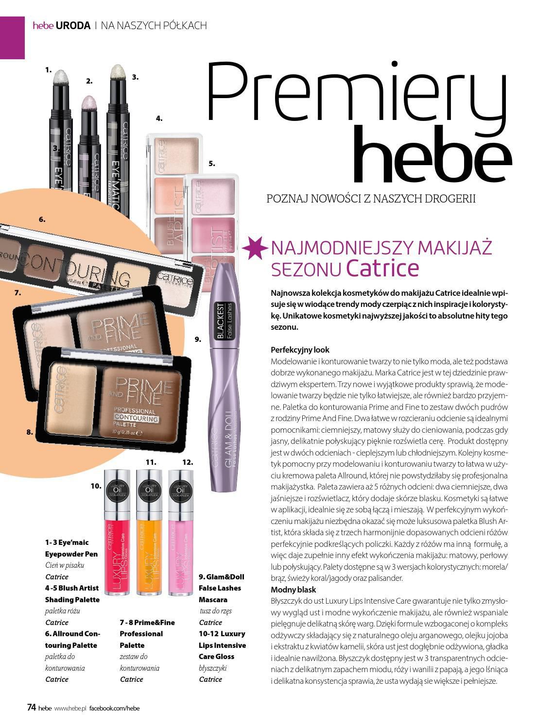 Gazetka promocyjna Hebe str. 74