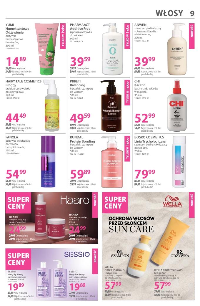 Gazetka promocyjna Hebe str. 9