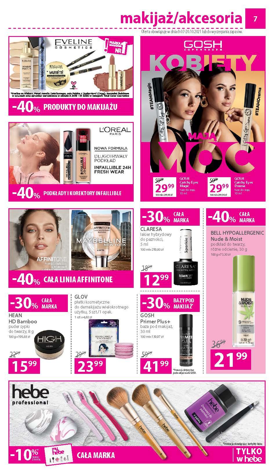 Gazetka promocyjna Hebe str. 7