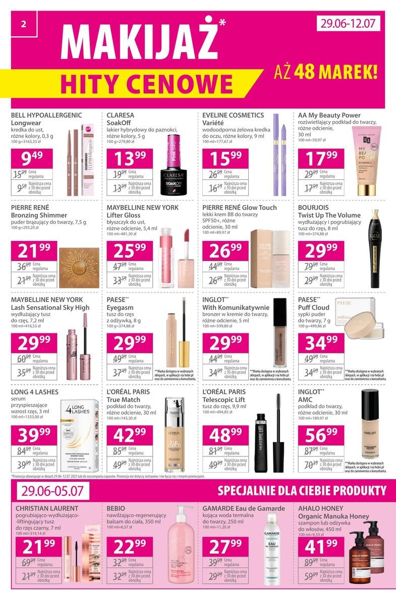 Gazetka promocyjna Hebe str. 2