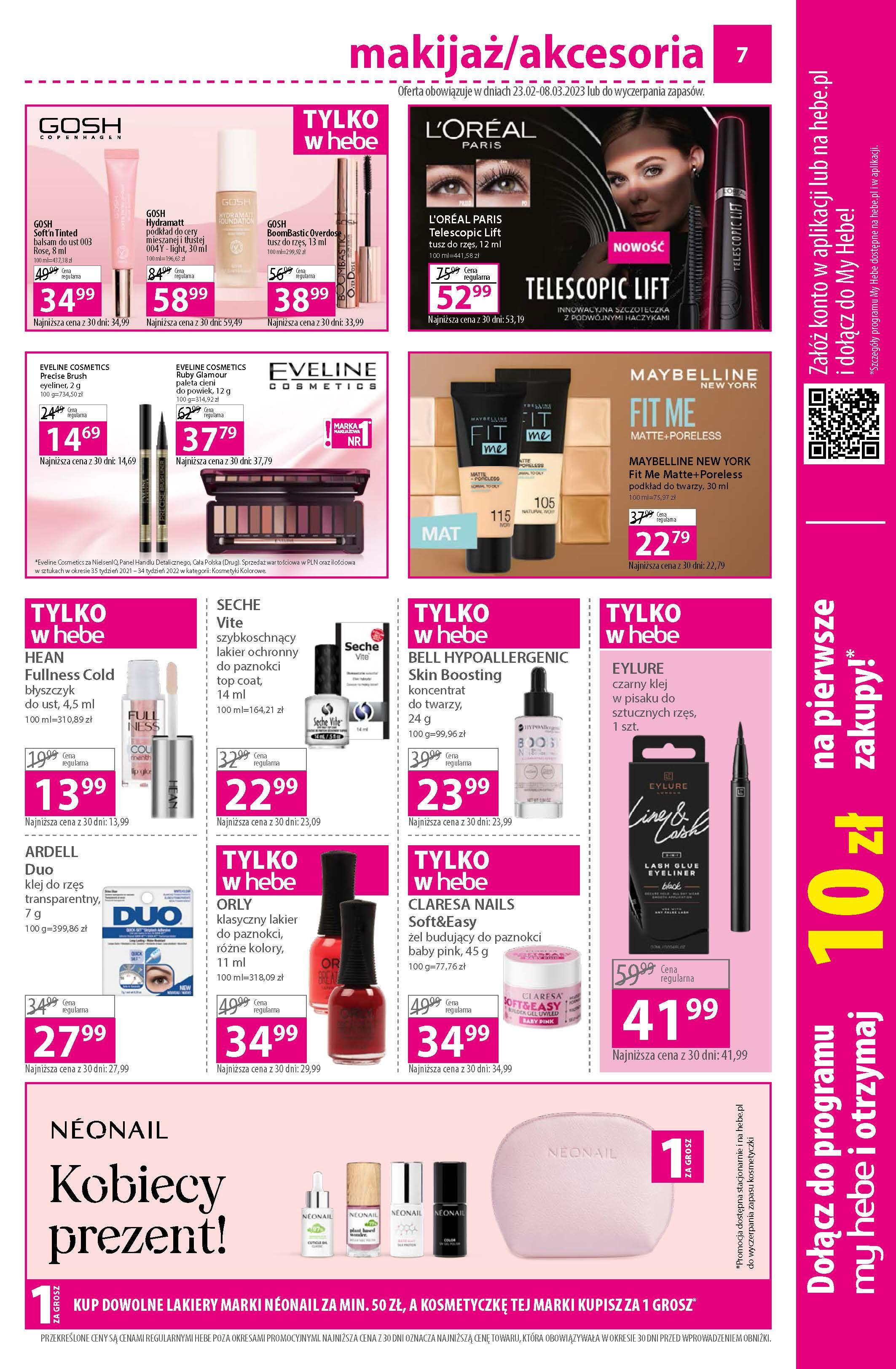 Gazetka promocyjna Hebe str. 7