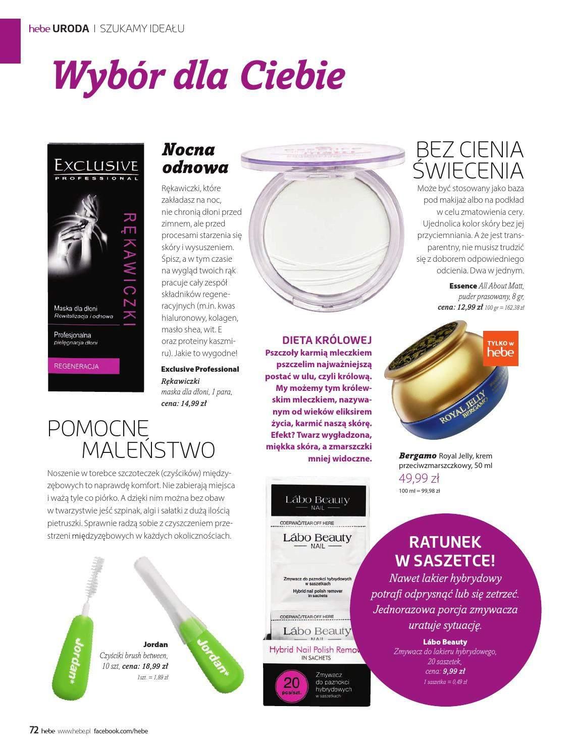 Gazetka promocyjna Hebe str. 72