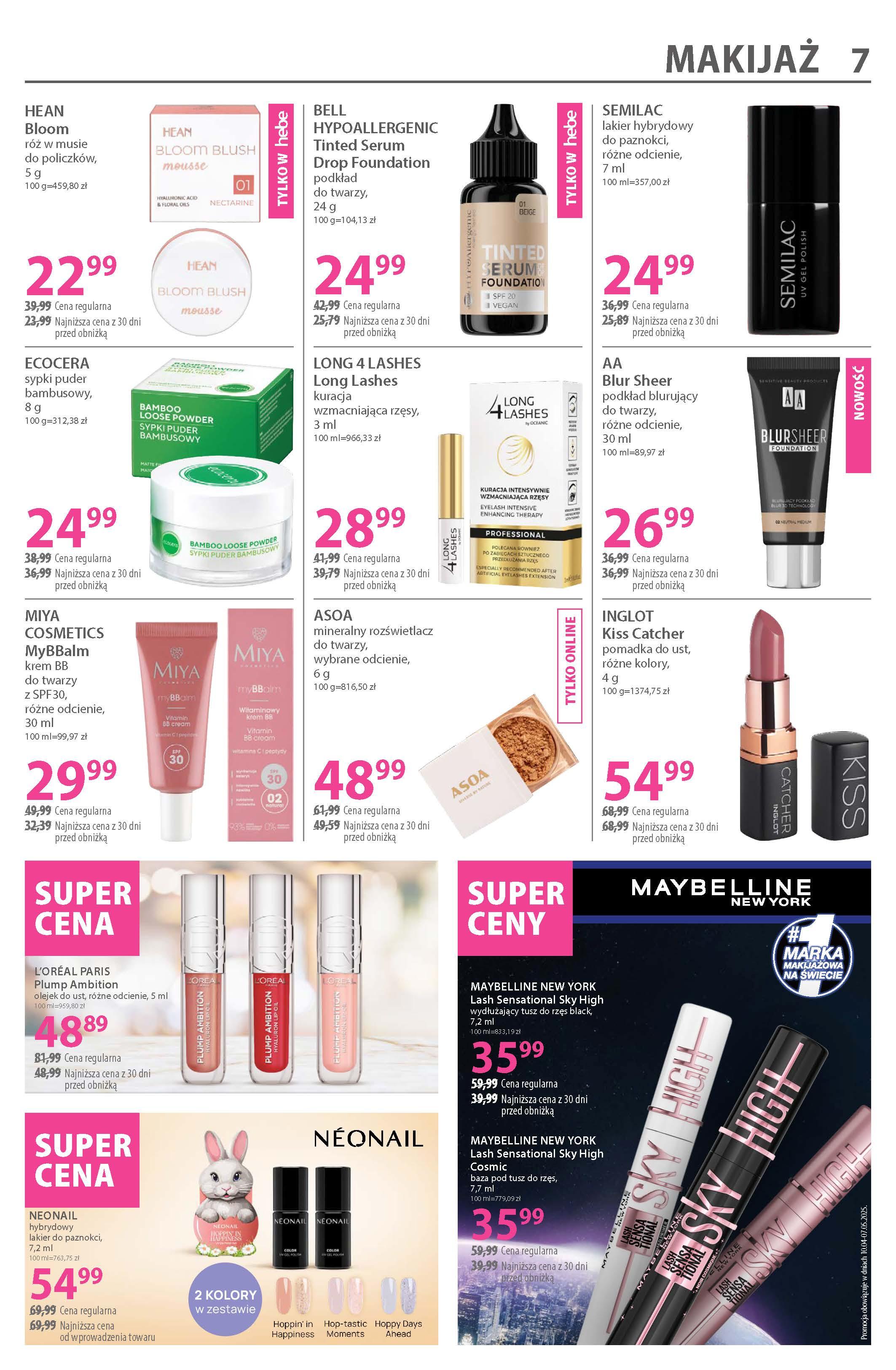 Gazetka promocyjna Hebe str. 7