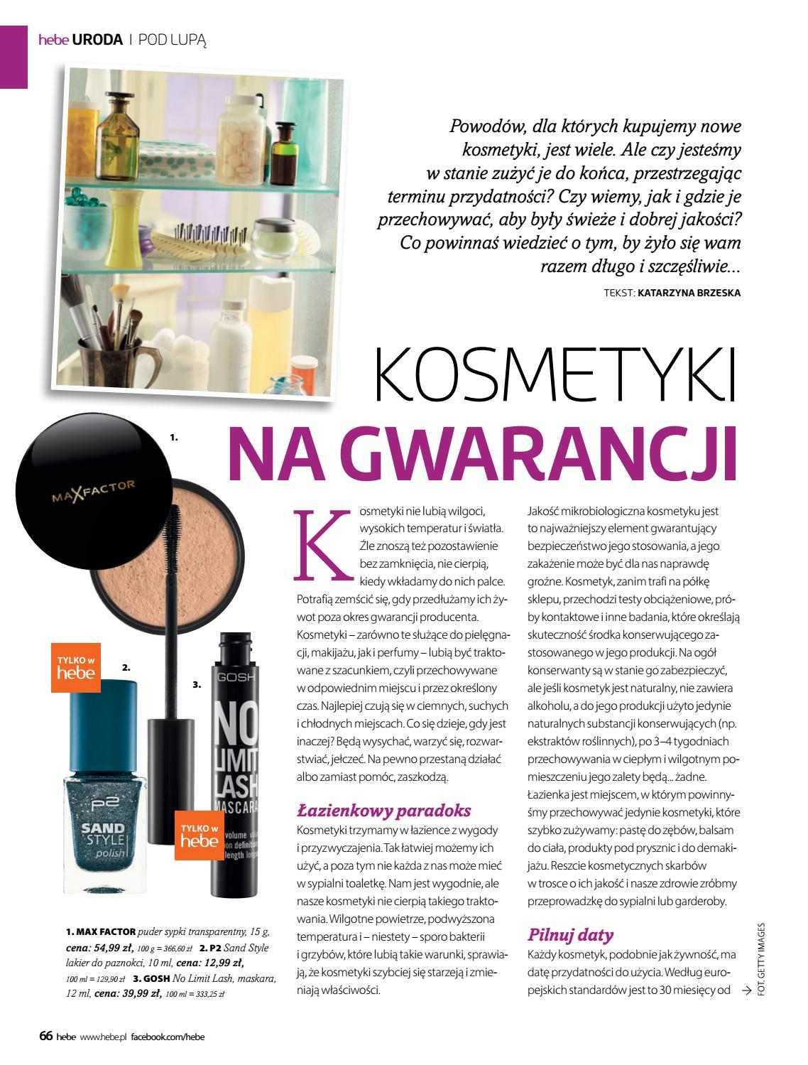 Gazetka promocyjna Hebe str. 66