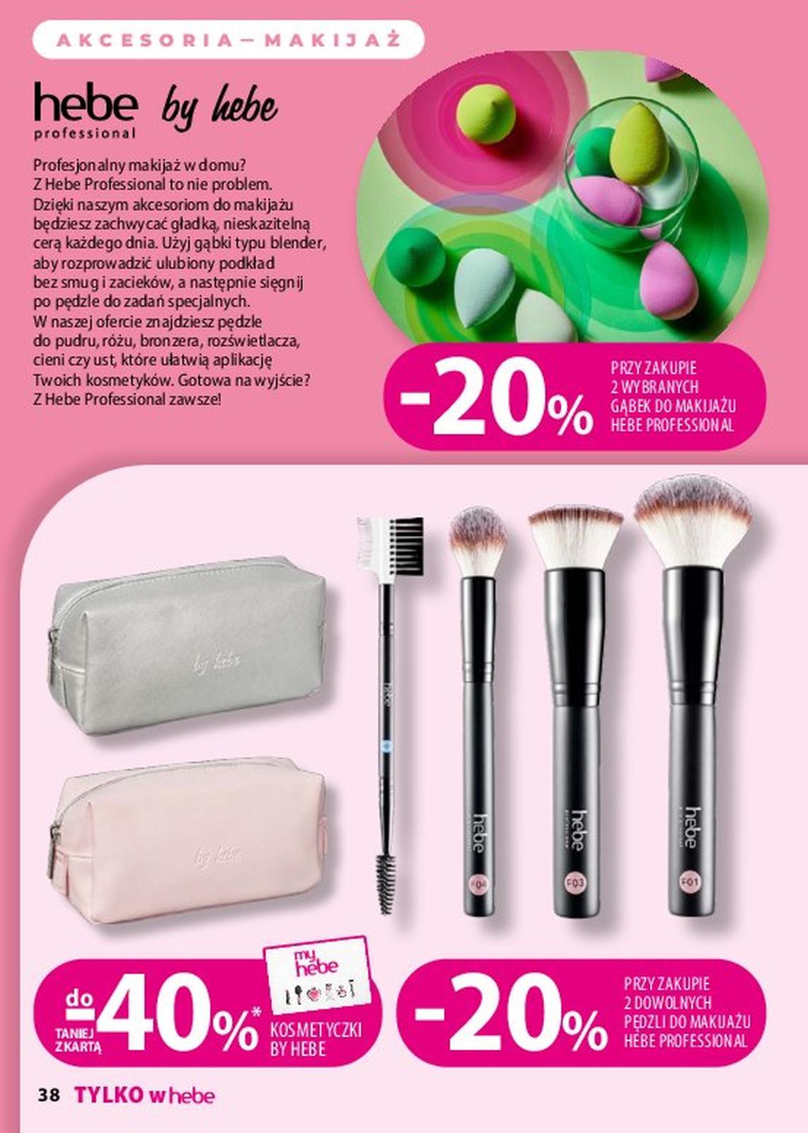 Gazetka promocyjna Hebe str. 38