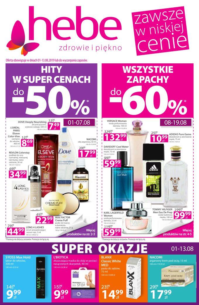 Gazetka promocyjna Hebe str. 1