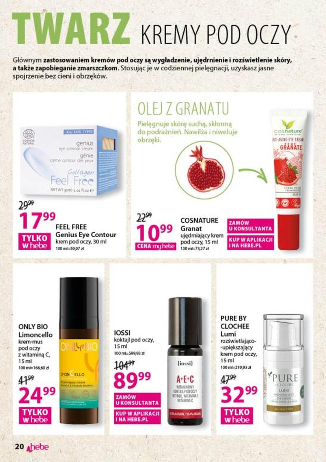 Gazetka promocyjna Hebe str. 20