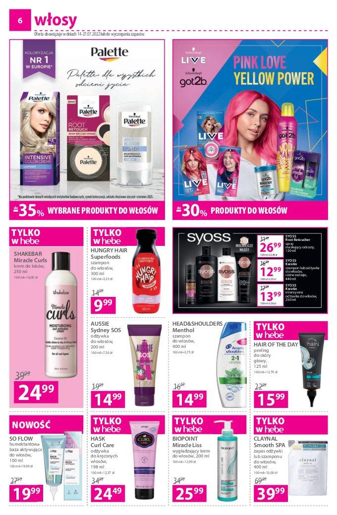 Gazetka promocyjna Hebe str. 6