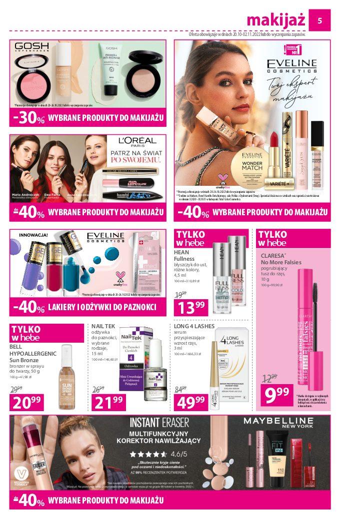 Gazetka promocyjna Hebe str. 5