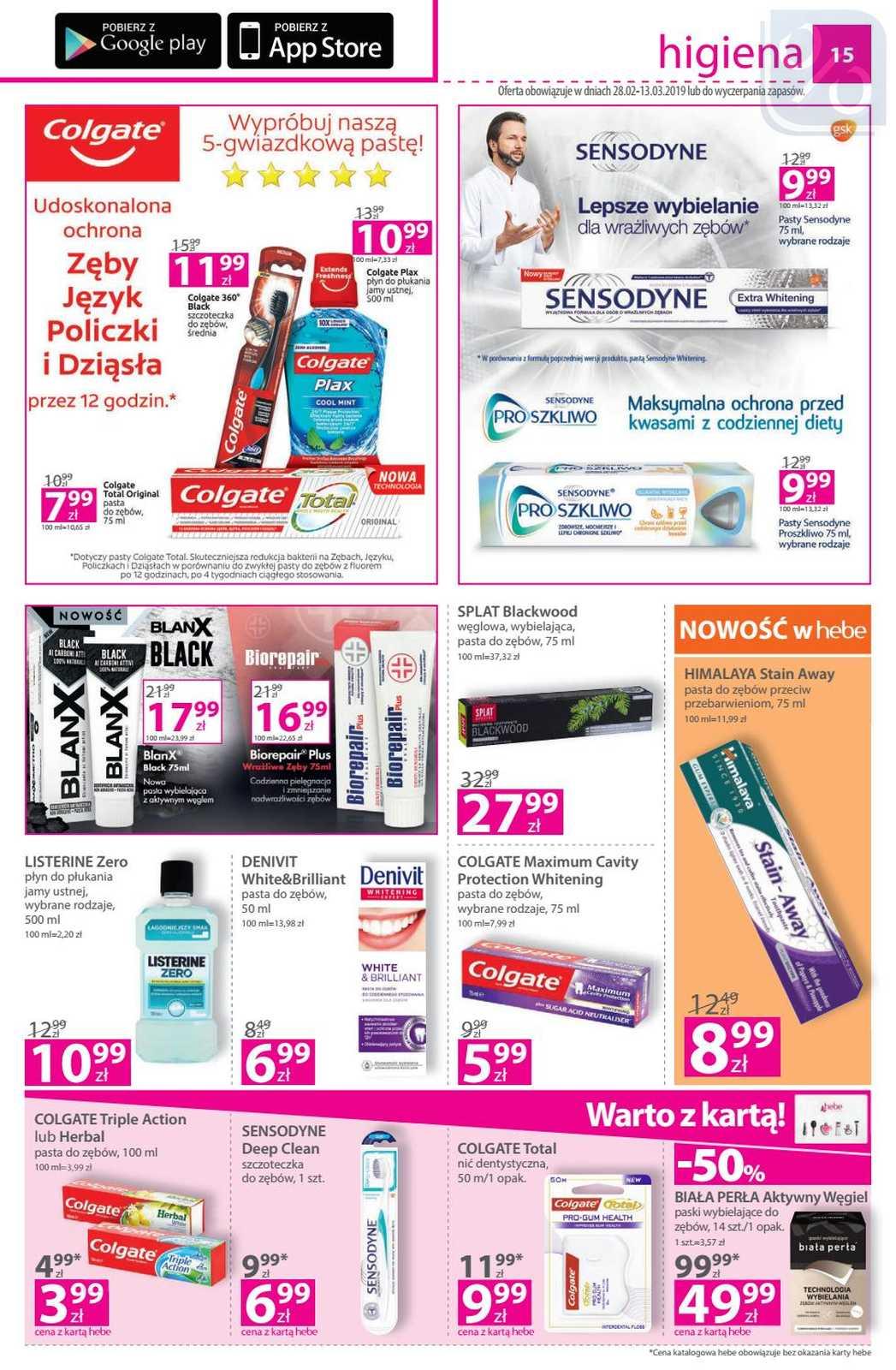 Gazetka promocyjna Hebe str. 15