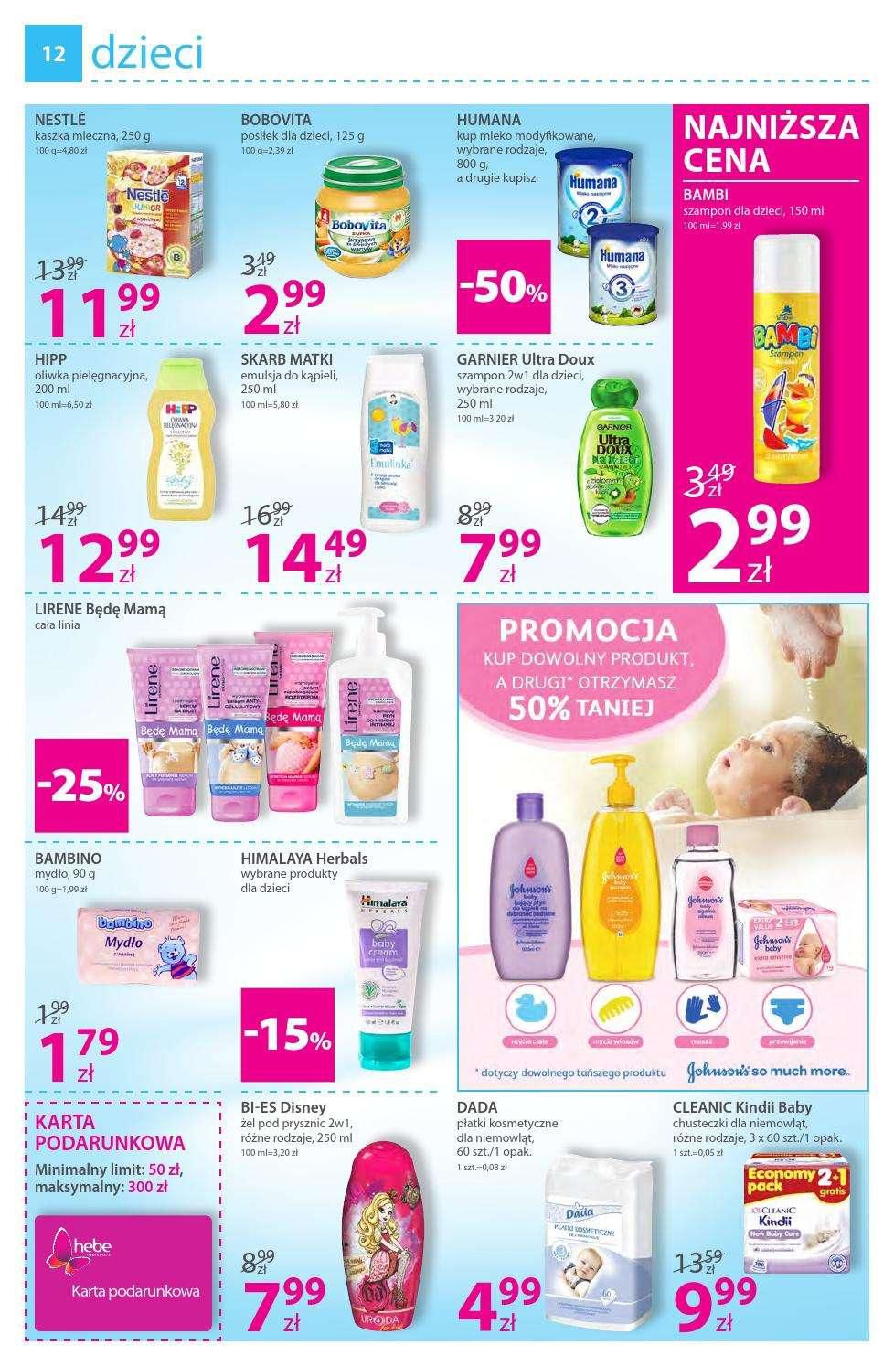 Gazetka promocyjna Hebe str. 12