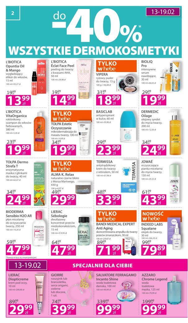 Gazetka promocyjna Hebe str. 2