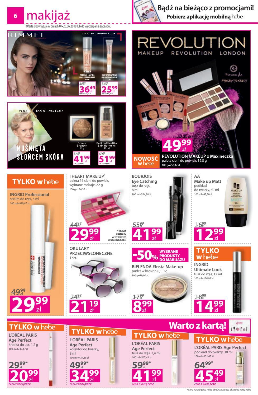 Gazetka promocyjna Hebe str. 6