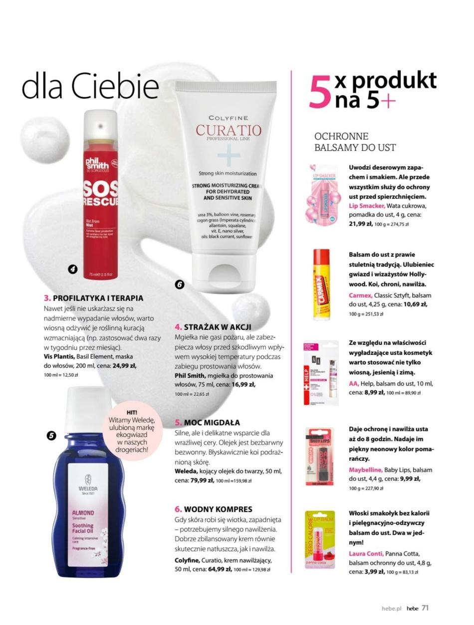 Gazetka promocyjna Hebe str. 71
