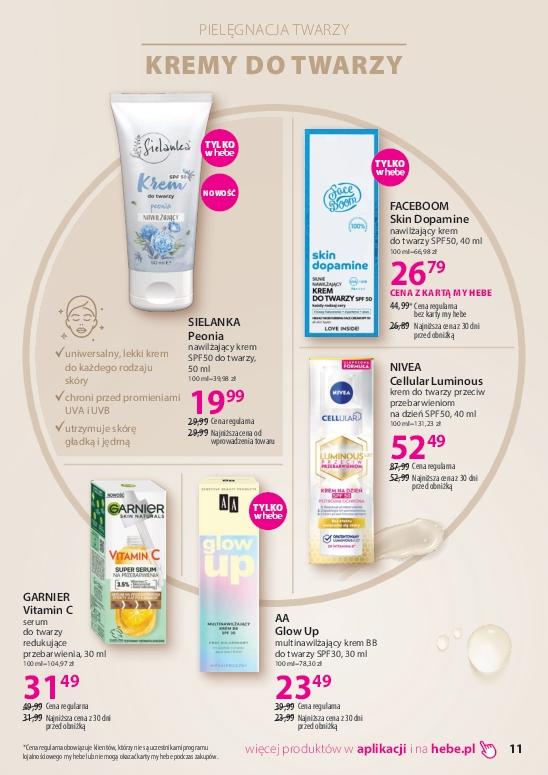Gazetka promocyjna Hebe str. 11
