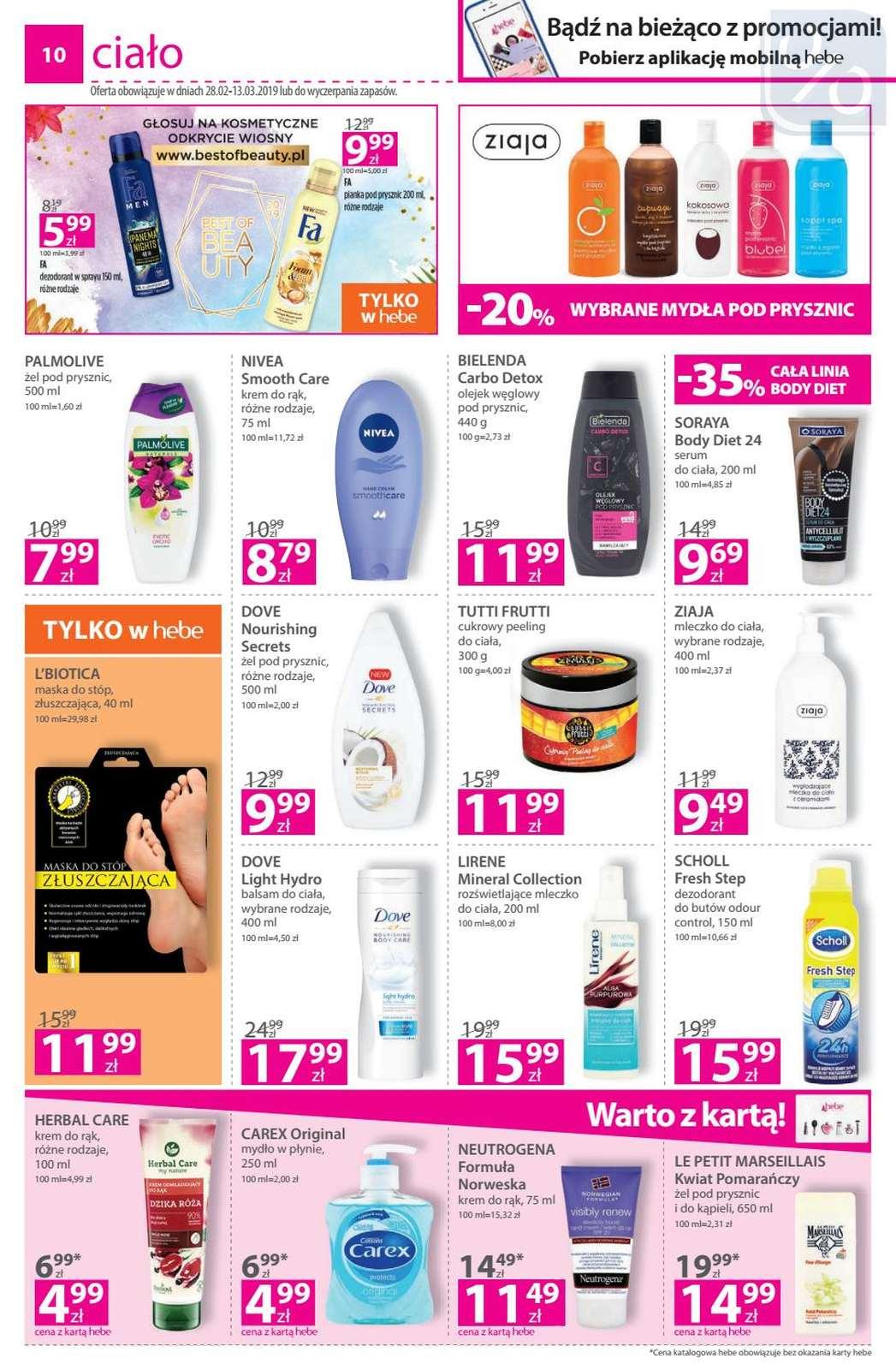 Gazetka promocyjna Hebe str. 10