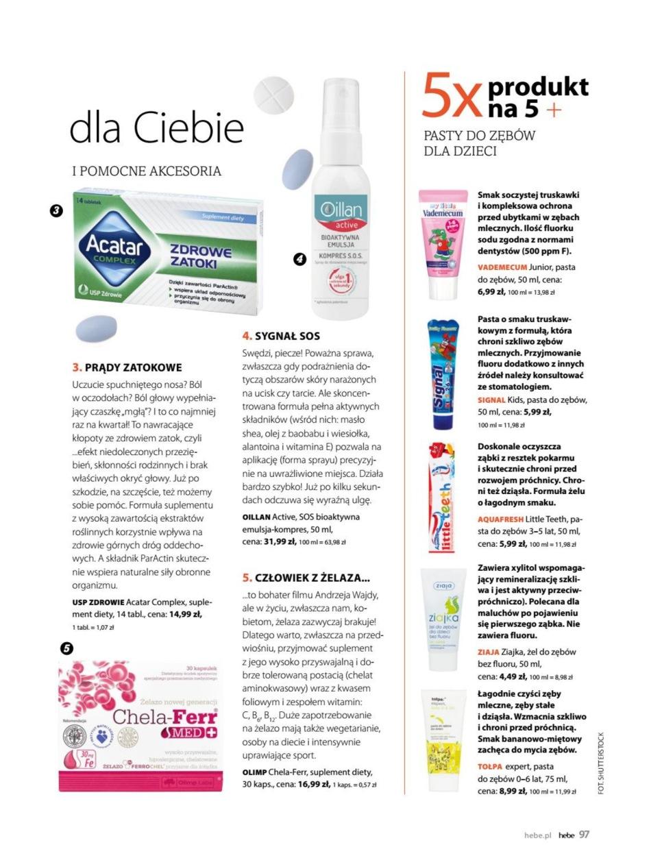 Gazetka promocyjna Hebe str. 97