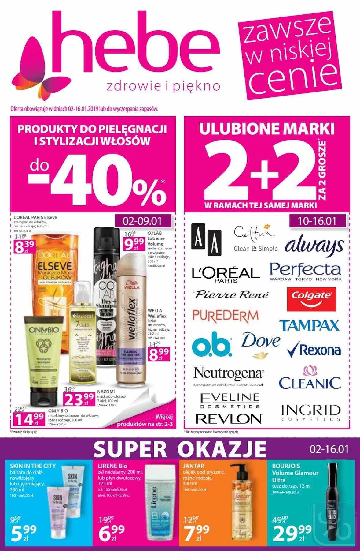 Gazetka promocyjna Hebe str. 1